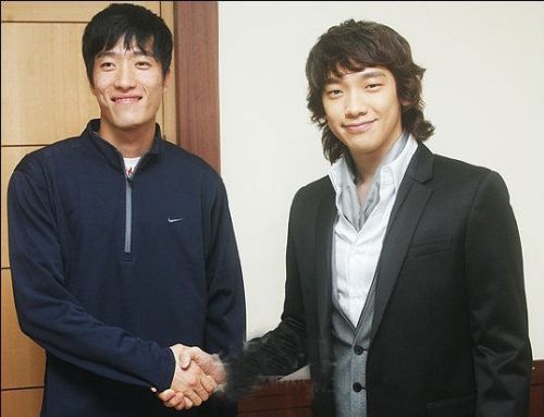 哇哦，翔飞人与韩国人气小天王Rain