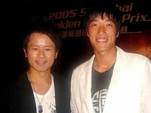 与“快男”张杰 刘翔：其实我也是快男，我110米栏很快的喔