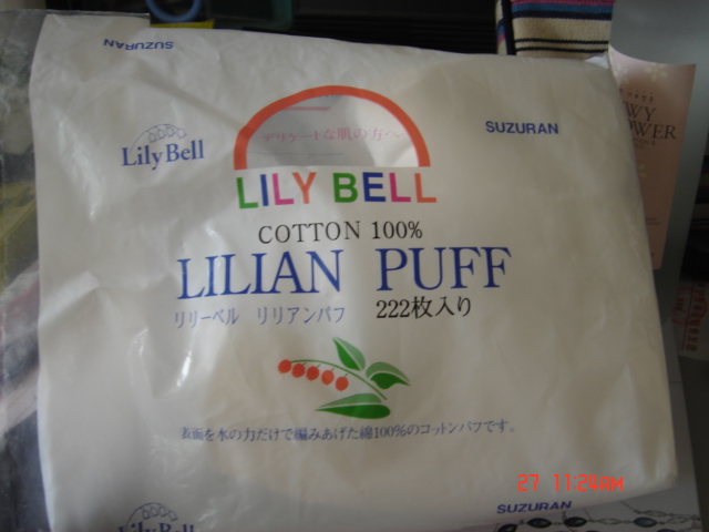 lilybell222片化妆棉  12元.JPG